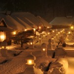大内宿雪まつり｜雪とかやぶき屋根の幻想的な街並みが美しすぎる！